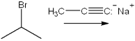 What is the major organic product(s)  obtained from the following reaction?   A) 3-methyl-1-pentyne B) 3-methyl-2-pentyne C) 1-propene + propyne D) 4-methyl-2-pentene