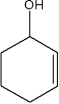 What is the IUPAC name of the following compound?   A) cyclohexen-3-ol B) cyclohexen-2-ol C) 2-cyclohexenol D) 3-cyclohexenol