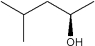 What is the IUPAC name of the following compound?   A) (R) -2-methyl-4-pentanol B) (S) -2-methyl-4-pentanol C) (R) -4-methyl-2-pentanol D) (S) -4-methyl-2-pentanol