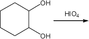 What is the major organic product obtained from the following reaction?   A) 1,6-hexanediol, HO(CH<sub>2</sub>) <sub>6</sub>OH B) hexanedial, OHC(CH<sub>2</sub>) <sub>4</sub>CHO C) hexanedioic acid, HO<sub>2</sub>C(CH<sub>2</sub>) <sub>4</sub>COOH D) cyclohexene