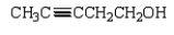The following substance would be named as 3-pentyn-1-ol.  