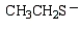 Consider the following species.   This substance is a _______conjugate base than the substance shown below.  