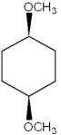 What is the IUPAC name of the following compound?   A) cis-1,4-anisole B) cis-4-methoxyanisole C) cis-1,4-dimethoxycyclohexane D) para-dianisole