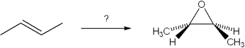 What is the best choice of reagent(s)  to perform the following transformation?   A) peroxyacid B) Br<sub>2</sub>, H<sub>2</sub>O; followed by NaOH, H<sub>2</sub>O C) OsO<sub>4</sub>; followed by NaHSO<sub>3</sub> D) H<sub>2</sub>O, H<sub>2</sub>SO<sub>4</sub>