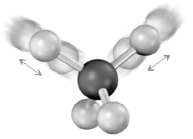 The radio wave region of the electromagnetic spectrum would have sufficient energy to produce the following energy transition.  