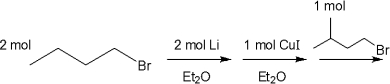 <strong>What is the major organic product obtained from the following sequence of reactions? </strong> A)2-methylheptane B)3-methylheptane C)2-methyloctane D)3-methyloctane