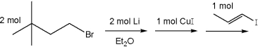 <strong>What is the major organic product obtained from the following sequence of reactions? </strong> A)(E) 6,6-dimethyl-1-hexene B)(E) 5,5-dimethyl-1-heptene C)(E) 6,6-dimethyl-1-heptene D)(E) 6,6-dimethyl-2-heptene