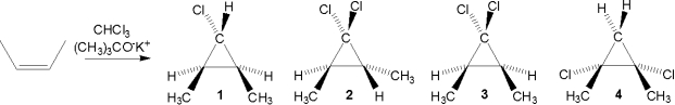 <strong>What is the major organic product obtained from the following reaction? </strong> A)1 B)2 C)3 D)4