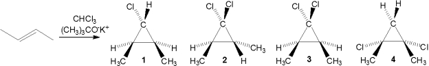 <strong>What is the major organic product obtained from the following reaction? </strong> A)1 B)2 C)3 D)4