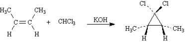 <strong>Consider the reaction below to answer the following question(s). In this reaction the alkene would be classified as the:</strong> A) electrophile B) nucleophile C) Lewis base D) both b and c