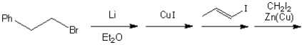 What is the major organic product obtained from the following sequence of reactions?