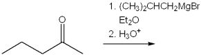 What is the major organic product obtained from the following reaction?   A) 2,3-dimethyl-3-heptanol B) 2,4-dimethyl-4-heptanol C) 3,5-dimethyl-4-heptanol D) 3,5-dimethyl-3-heptanol