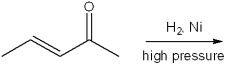 What is the major organic product obtained from the following reaction?   A) 2-pentanone B) (E) -3-penten-2-ol C) 2-pentanol D) 4-hydroxy-2-pentanone