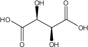 What is the IUPAC name of the following compound?   A) (2R,3R) -dihydroxybutanedioic acid B) (2S,3S) -dihydroxybutanedioic acid C) (2R,3S) -dihydroxybutanedioic acid D) (2S,3R) -dihydroxybutanedioic acid