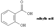 Provide the correct name for the following compound which can be used to produce aspirin.  