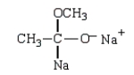 Consider the following reaction.   The structure of the tetrahedral intermediate is  