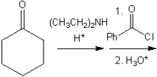 What is the major organic product obtained from the following sequence of reactions?  