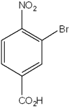 What is the IUPAC name of the following compound?   A) 2-nitro-6-carboxybromobenzene B) 2-bromo-1-nitro-4-benzoic acid C) 2-bromo-4-carboxynitrobenzene D) 3-bromo-4-nitrobenzoic acid