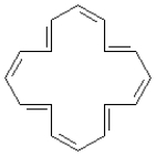  Consider the following structure.   -This structure contains ____  \pi  electrons. 