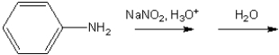 What is the major organic product obtained from the following sequence of reactions?  