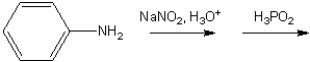 What is the major organic product obtained from the following sequence of reactions?  