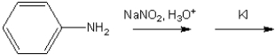 What is the major organic product obtained from the following sequence of reactions?  