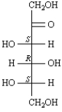 The following structure shows the correct assignment of the R or S configuration to each chirality center in sorbose.  