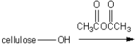 The textile cellulose acetate is produced by treatment of cellulose with acetic anhydride. What type of functional group is introduced on the cellulose under these conditions?  