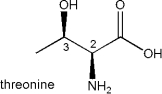 What are the R/S designations of the two stereocenters of L-threonine?   A) 2R,3R B) 2R,3S C) 2S,3R D) 2S,3S