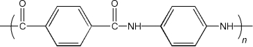 What is the common name of the following polymer?   A) Kevlar B) PET C) Nylon-6 D) Nylon-6,6