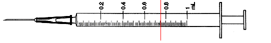 Directions: Answer the question and fill in the correct amount of heparin on the syringe.    -Ordered: 80 units per kg of heparin. Patient weight is 185 lb. Available: 500 mL with 25,000 units of heparin a. How many units of heparin will the patient receive? b. What rate will you set the electronic infusion device?