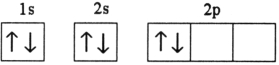 Which electron configuration represents a violation of Hund's rule for an atom in its ground state? A)    B)    C)    D)    E)   