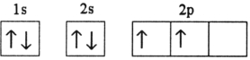 Which electron configuration represents a violation of Hund's rule for an atom in its ground state? A)    B)    C)    D)    E)   
