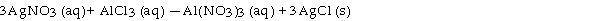 Silver nitrate and aluminum chloride react with each other by exchanging anions:   What mass in grams of AgCl is produced when 4.22 g of AgNO<sub>3</sub><sub> </sub>react with 7.73 g of AlCl<sub>3</sub>? A)  11.9 B)  17.6 C)  24.9 D)  3.56 E)  4.22