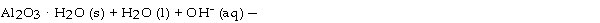 What is the product of the following (unbalanced)  equation?   A)  Al(OH) <sub>4</sub><sup>-</sup><sup> </sup>(aq)  B)  Al<sub>2</sub>(OH) <sub>6</sub><sub> </sub>(s)  C)  Al(OH) <sub>3</sub><sub> </sub>(s)  D)  Al<sub>2 </sub>· 2H<sub>2</sub>O (s)  E)  Al<sup>3</sup><sup>+</sup><sup> </sup>(aq) 