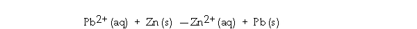 The standard cell potential (E°<sub>cell</sub>)  for the reaction below is +0.63 V. The cell potential for this reaction is V when [ Zn<sup>2</sup><sup>+</sup>] = 1.0 M and [Pb<sup>2</sup><sup>+</sup>] = 2.0 × 10<sup>-</sup><sup> </sup><sup>4</sup><sup> </sup>M.   A)  0.74 B)  0.85 C)  0.52 D)  0.63 E)  0.41