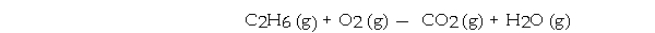 Given the equation    Determine the number of liters of CO<sub>2</sub><sub> </sub>formed at STP. when 240.0 grams of C<sub>2</sub>H<sub>6</sub><sub> </sub>is burned in excess oxygen gas.