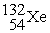 There are __________ electrons, __________ protons, and __________ neutrons in an atom of   . A) 132, 132, 54 B) 54, 54, 132 C) 78, 78, 54 D) 54, 54, 78 E) 78, 78, 132