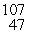 Silver has two naturally occurring isotopes with the following isotopic masses:   Ar   Ar 106.90509 108.9047 The average atomic mass of silver is 107.8682 amu. The fractional abundance of the lighter of the two isotopes is __________. A) 0.24221 B) 0.48168 C) 0.51835 D) 0.75783 E) 0.90474