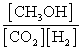 Which of the following expressions is the correct equilibrium-constant expression for the following reaction? CO<sub>2</sub> (g) + 2H<sub>2</sub> (g)    CH<sub>3</sub>OH (g)  A)    B)    C)    D)    E)   
