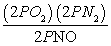 The equilibrium expression for K<sub>p</sub> for the reaction below is __________. N<sub>2</sub> (g) + O<sub>2</sub> (g)    2NO (g)  A)    B)    C)    D)    E) none of the above