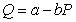 Prove that the linear demand curve,   where    and    are positive constants,is unit elastic at its mid-point.