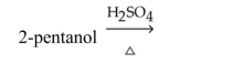 Draw the products of the following reaction and circle the major product.  <div style=padding-top: 35px> 