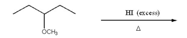What are the products of the following reaction?  