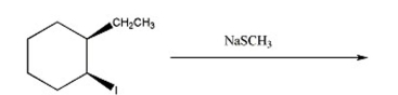 Draw the substitution product of the following reaction:  