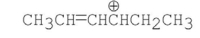 Draw the resonance contributor for the following carbocation:  
