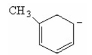 Draw the other two resonance contributors for the following species:  