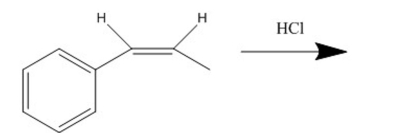 Draw the major product of the following reaction:  