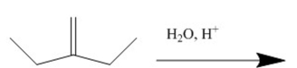 Draw the major product of the following reaction:  