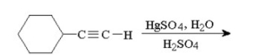 Draw the major product of the following reaction:  